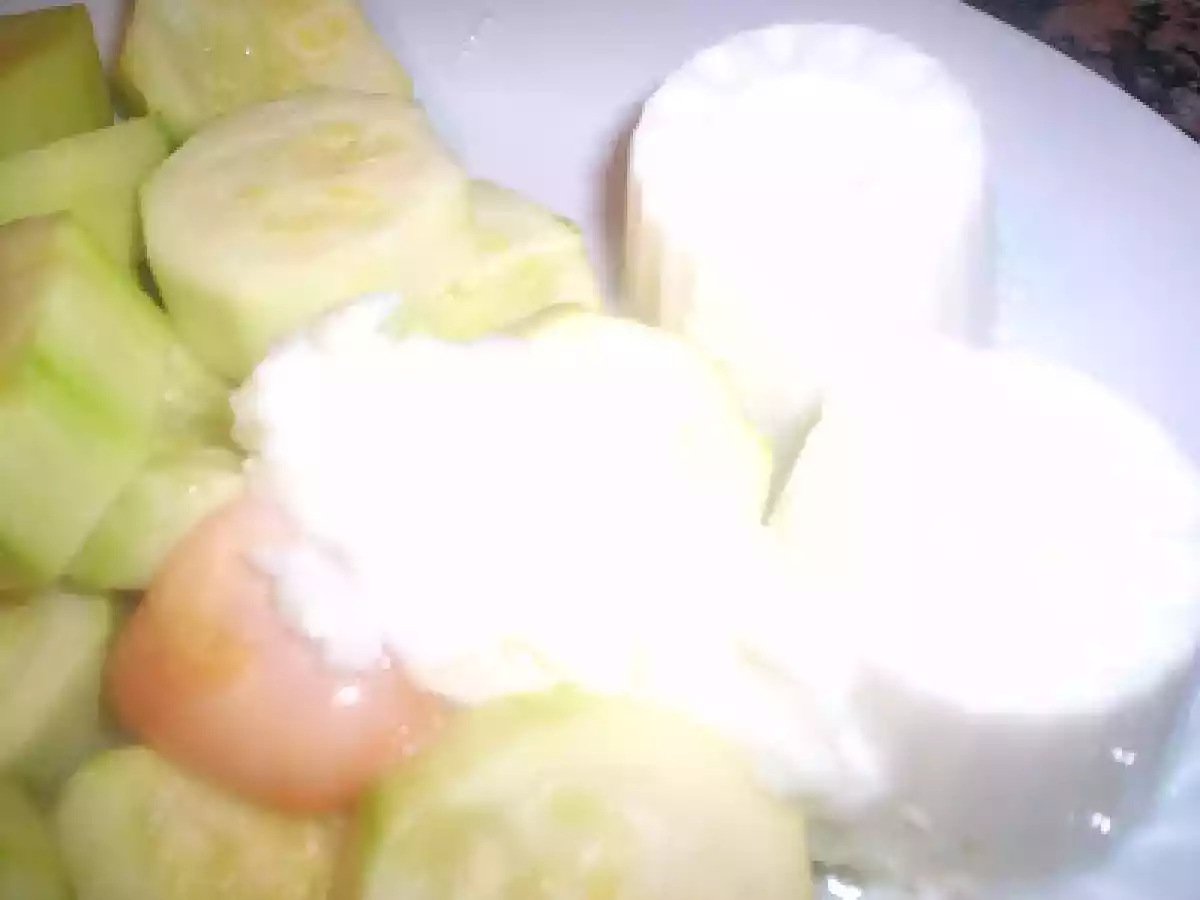 CALABACIN CON HUEVO ESCALFADO. - foto 5