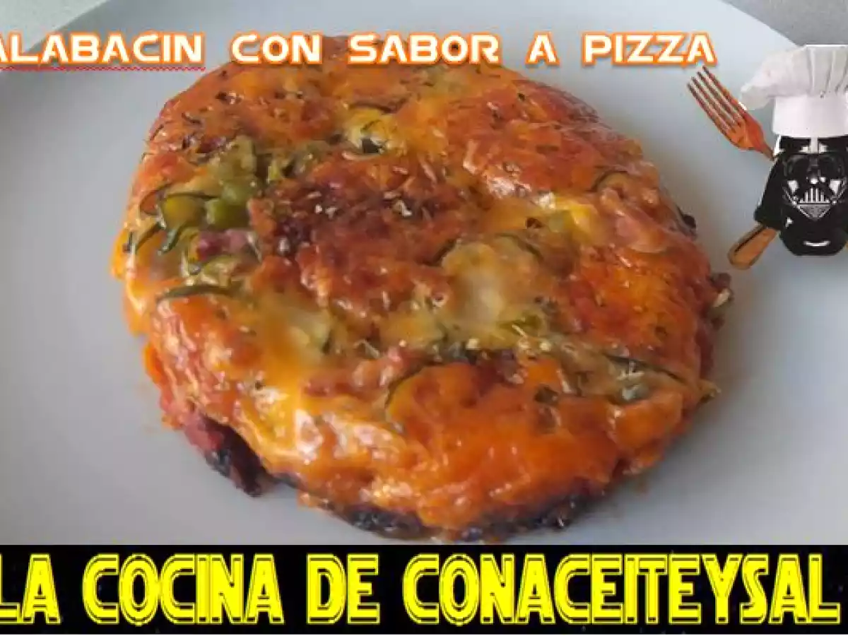 Calabacin con sabor a Pizza