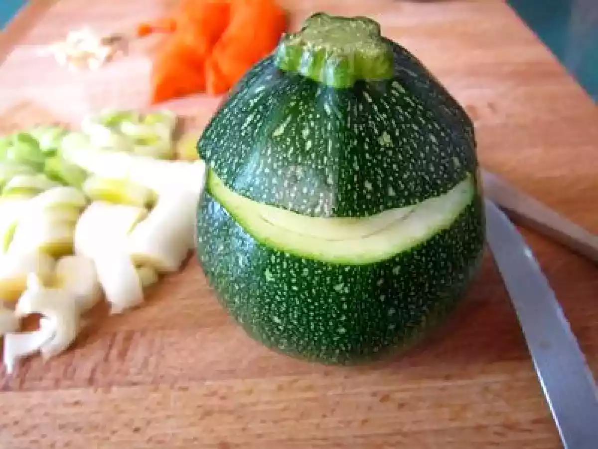 Calabacines luna rellenos vegetarianos - foto 4