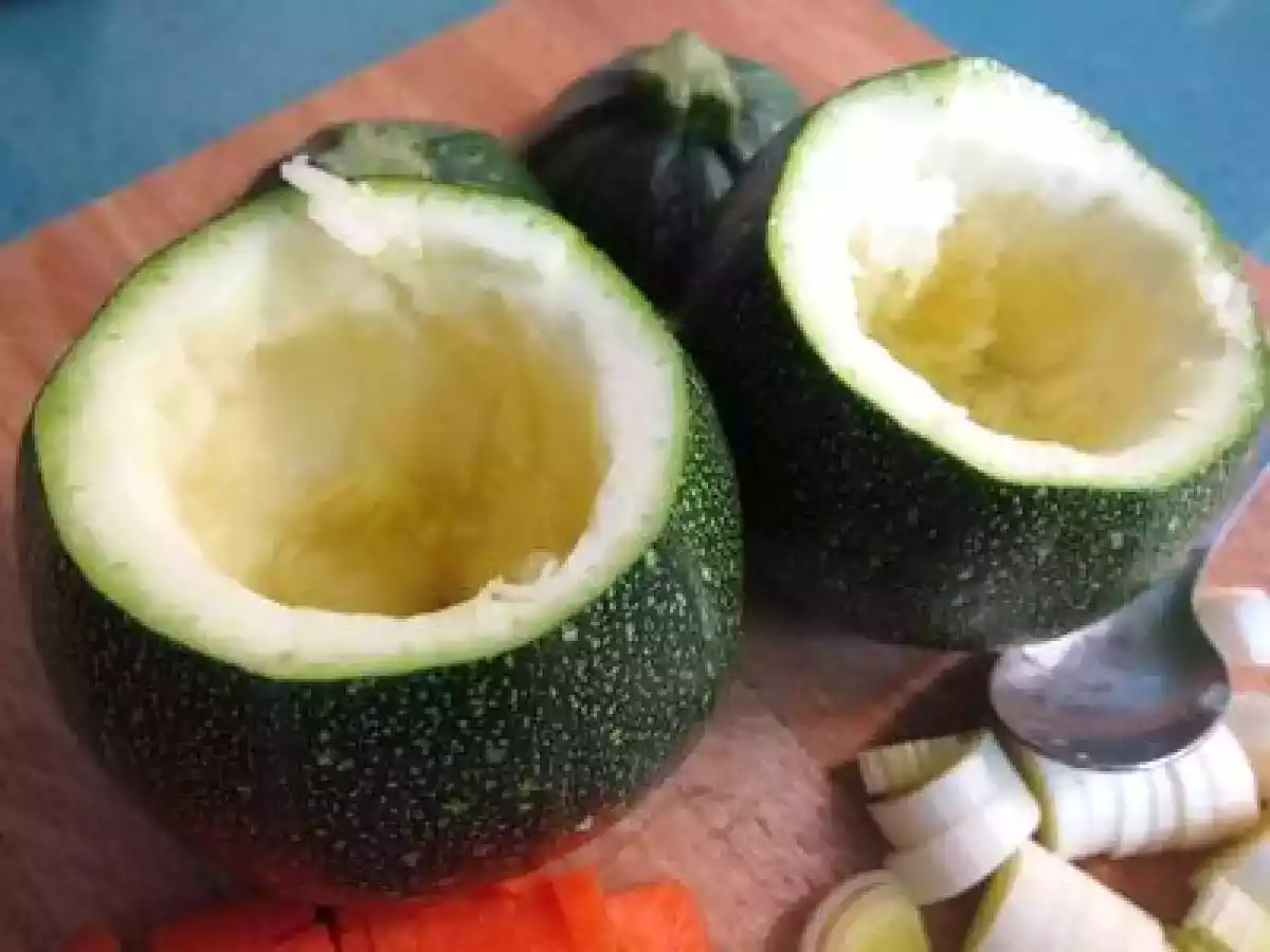 Calabacines luna rellenos vegetarianos - foto 6