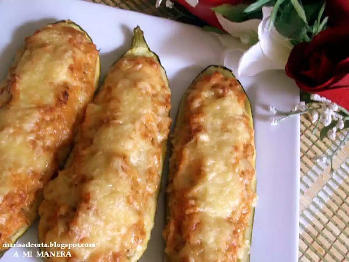 CALABACINES RELLENOS DE ATÚN (receta de Morguix) - foto 2
