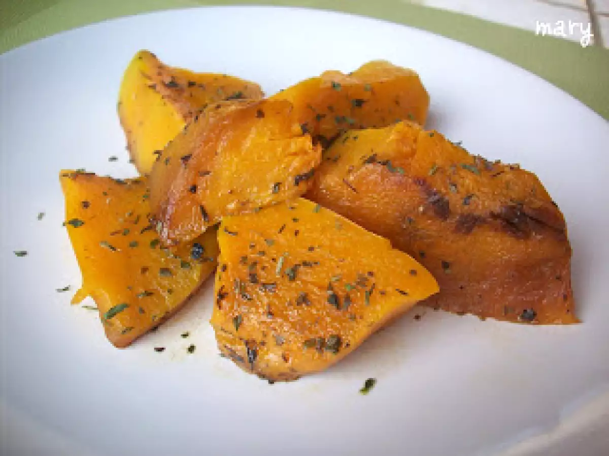 Calabaza asada con hierbas aromáticas - foto 2