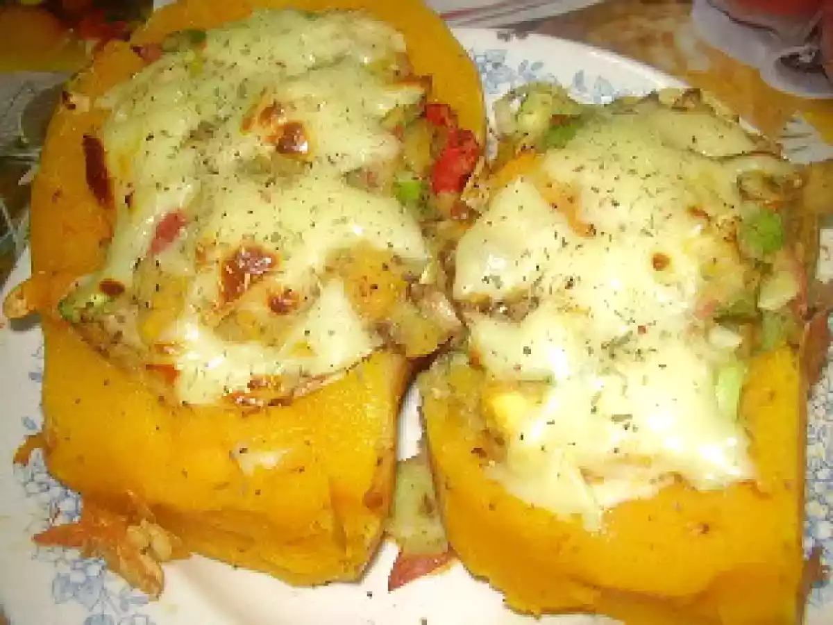 CALABAZA RELLENA DIETÉTICA EN HORNO TURBOGRILL - foto 6