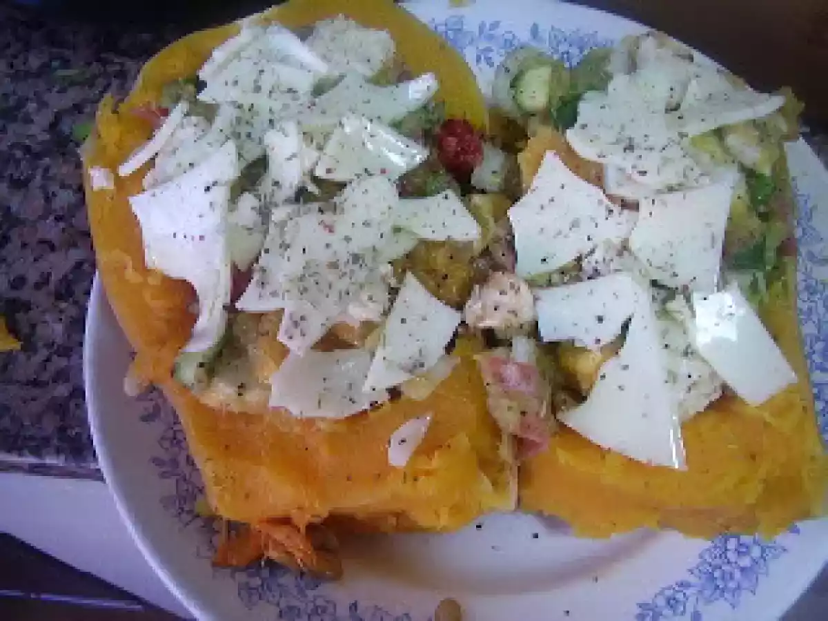 CALABAZA RELLENA DIETÉTICA EN HORNO TURBOGRILL - foto 8