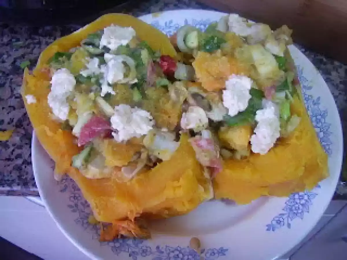 CALABAZA RELLENA DIETÉTICA EN HORNO TURBOGRILL - foto 9