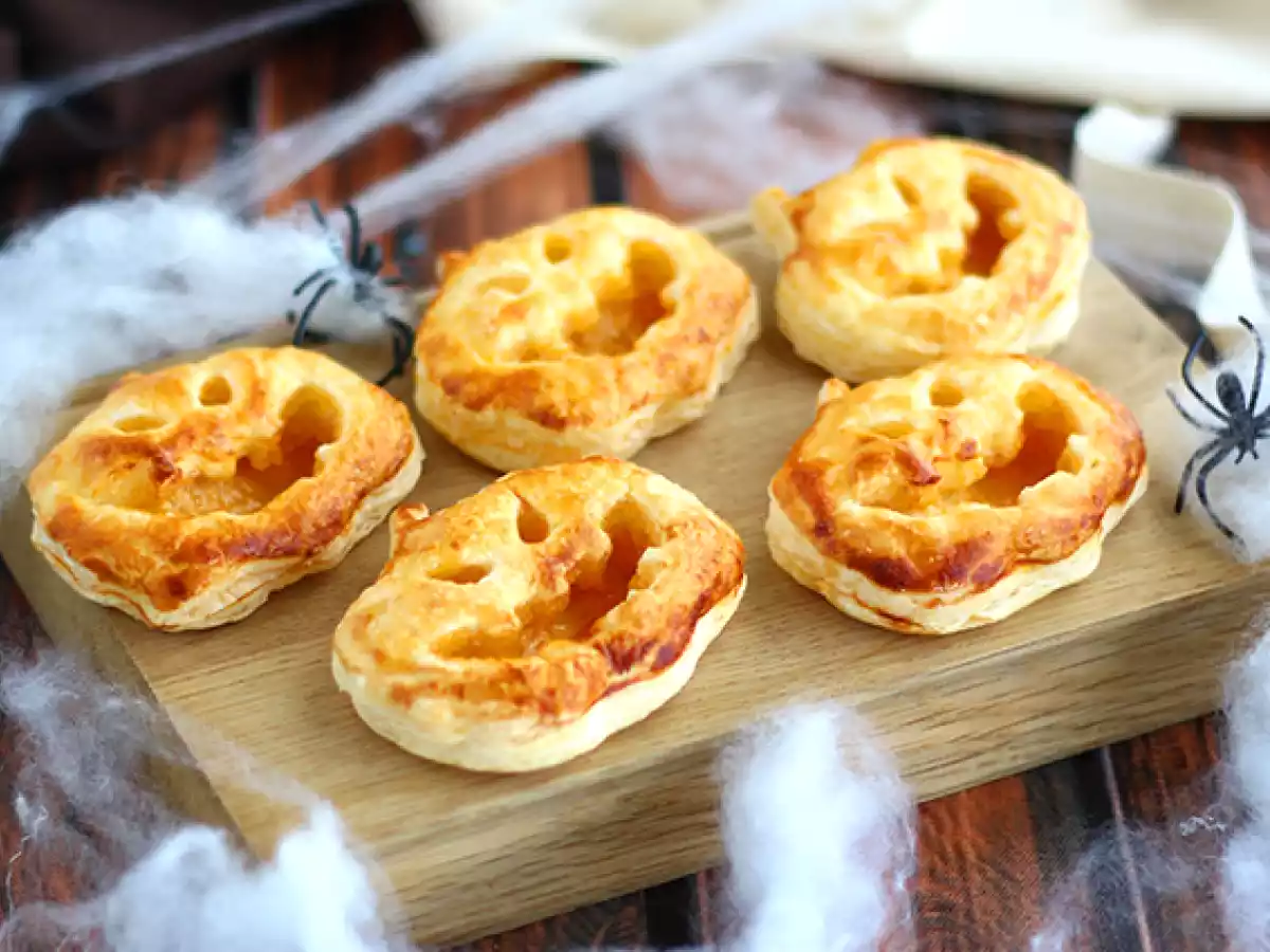 Calabazas de hojaldre y albaricoque para Halloween - foto 4