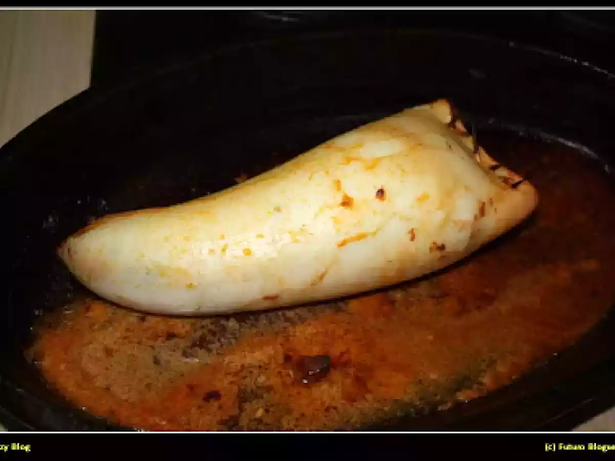 Calamar relleno al horno - foto 2