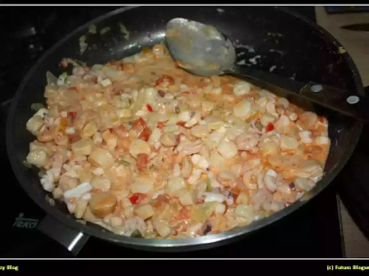 Calamar relleno al horno - foto 3