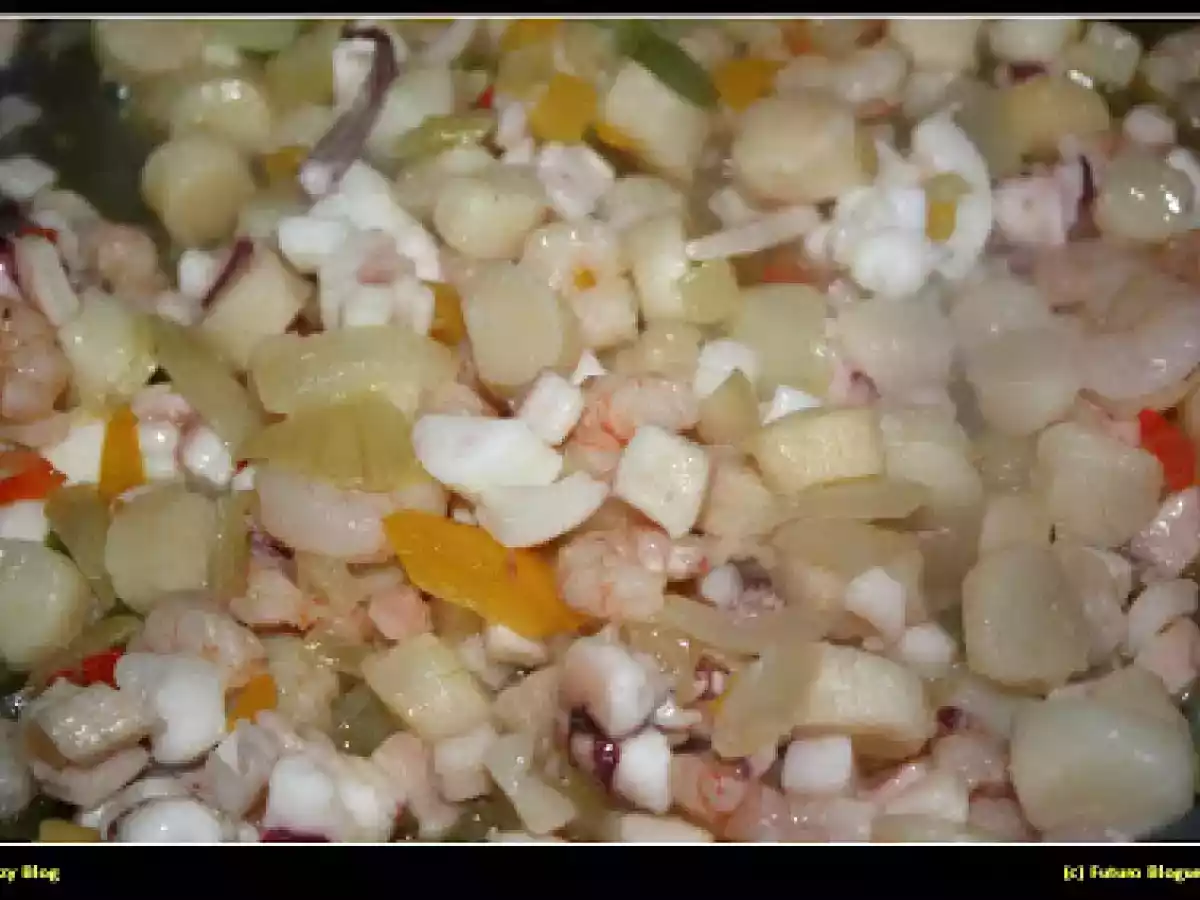 Calamar relleno al horno - foto 4