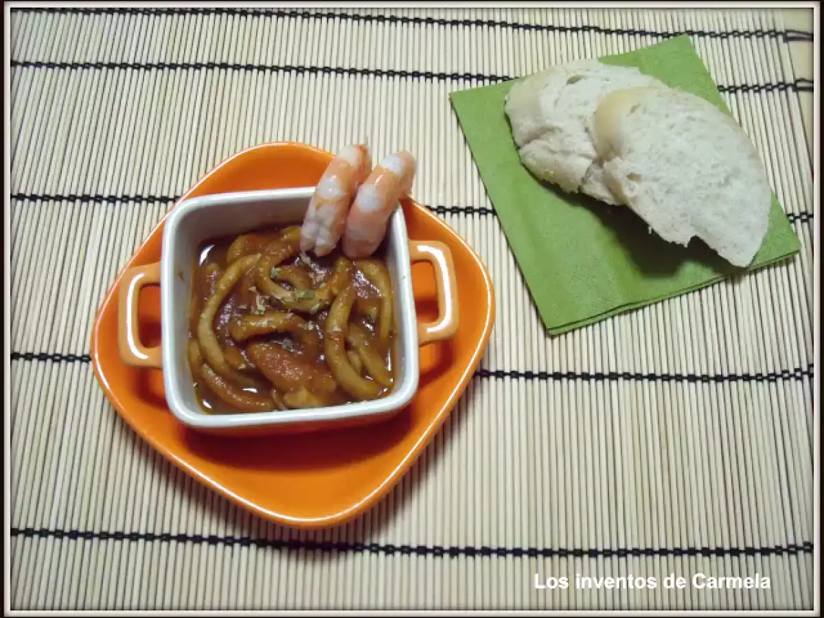 Calamares a la americana (thermomix)