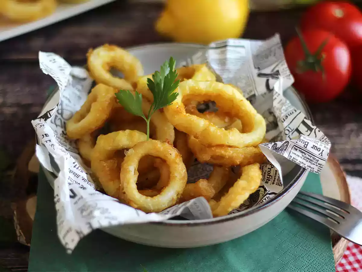 Calamares a la romana - calamares rebozados
