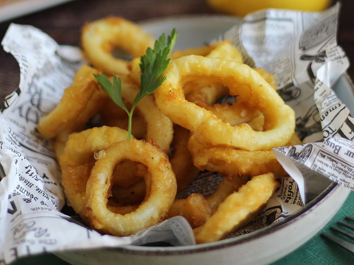Receta De Calamares A La Romana Rebozados receta-de-calamares-a-la-romana-rebozados