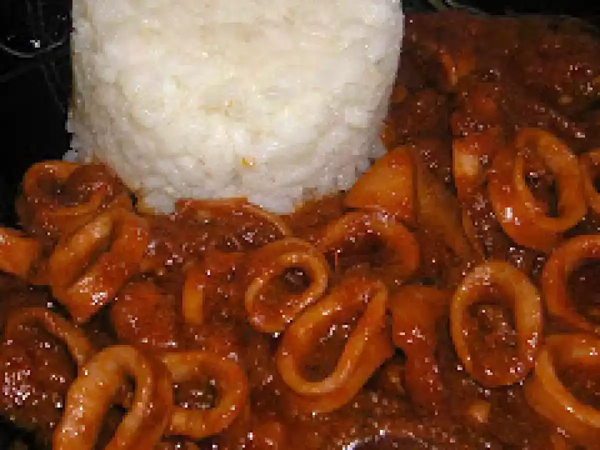 Calamares con salsa americana (thermomix)