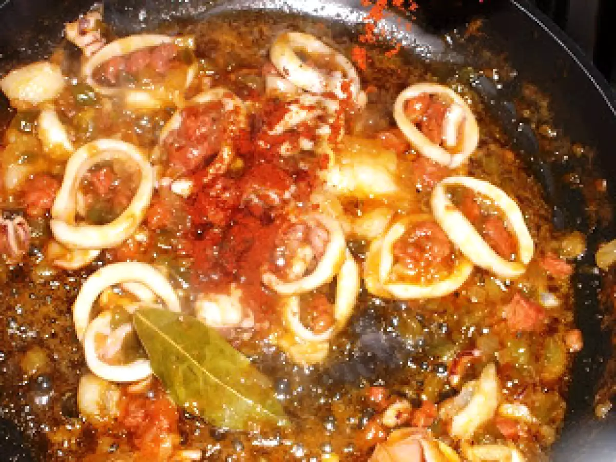 Calamares en Salsa
