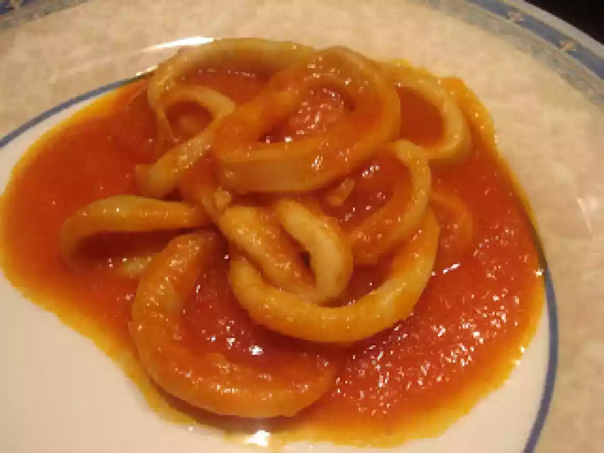 CALAMARES EN SALSA AMERICANA (FUSSION COOK)