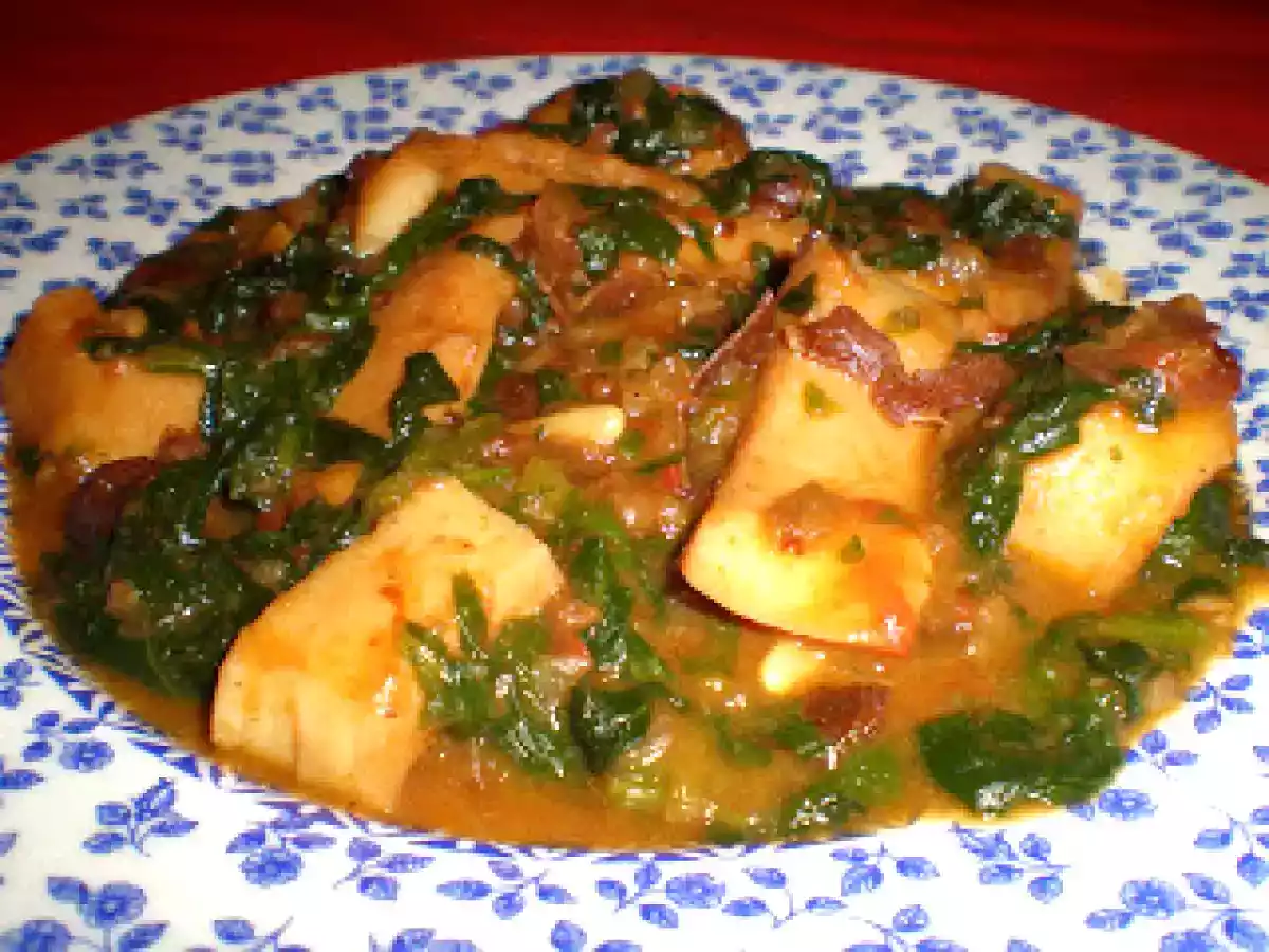 CALAMARES GUISADOS CON ESPINACAS - foto 2