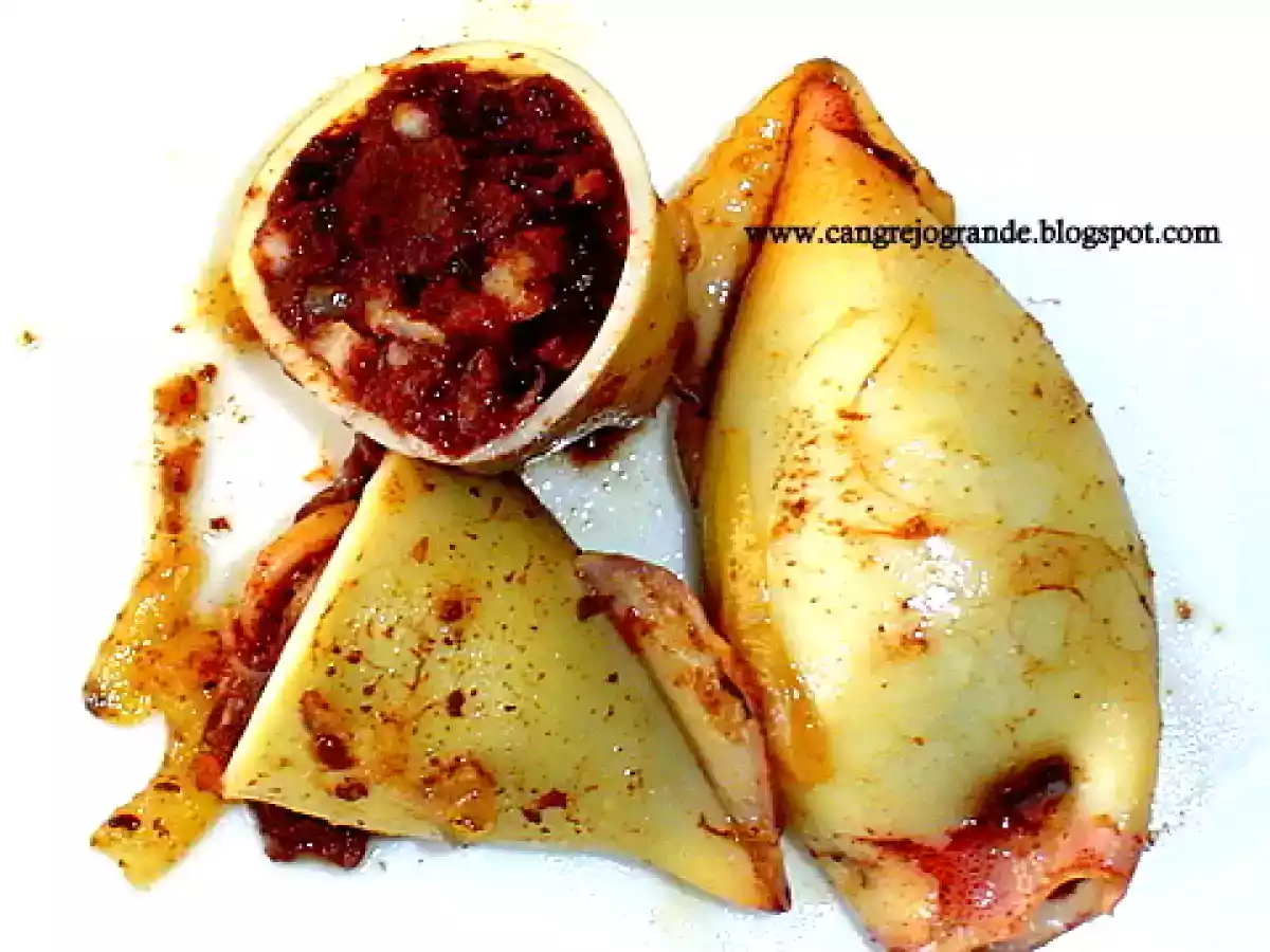 Calamares Rellenos de Morcilla