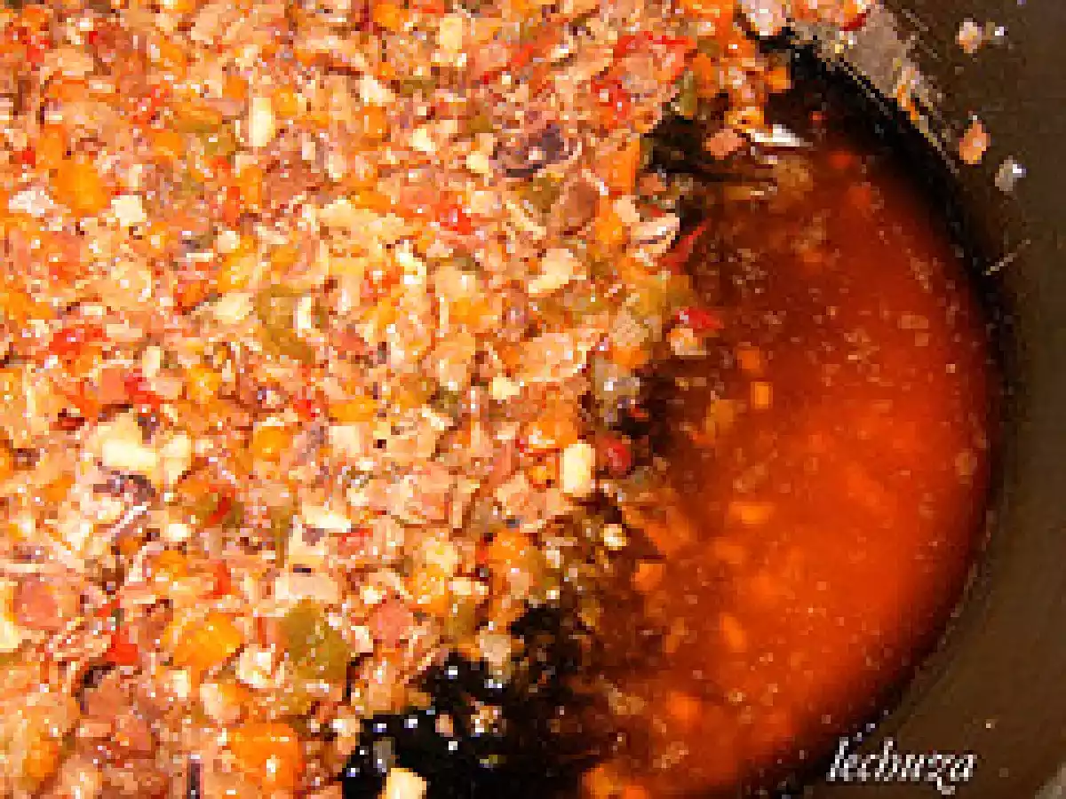 Calamares rellenos en salsa marinera - foto 5