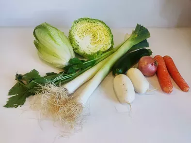 Caldo de verduras depurativo