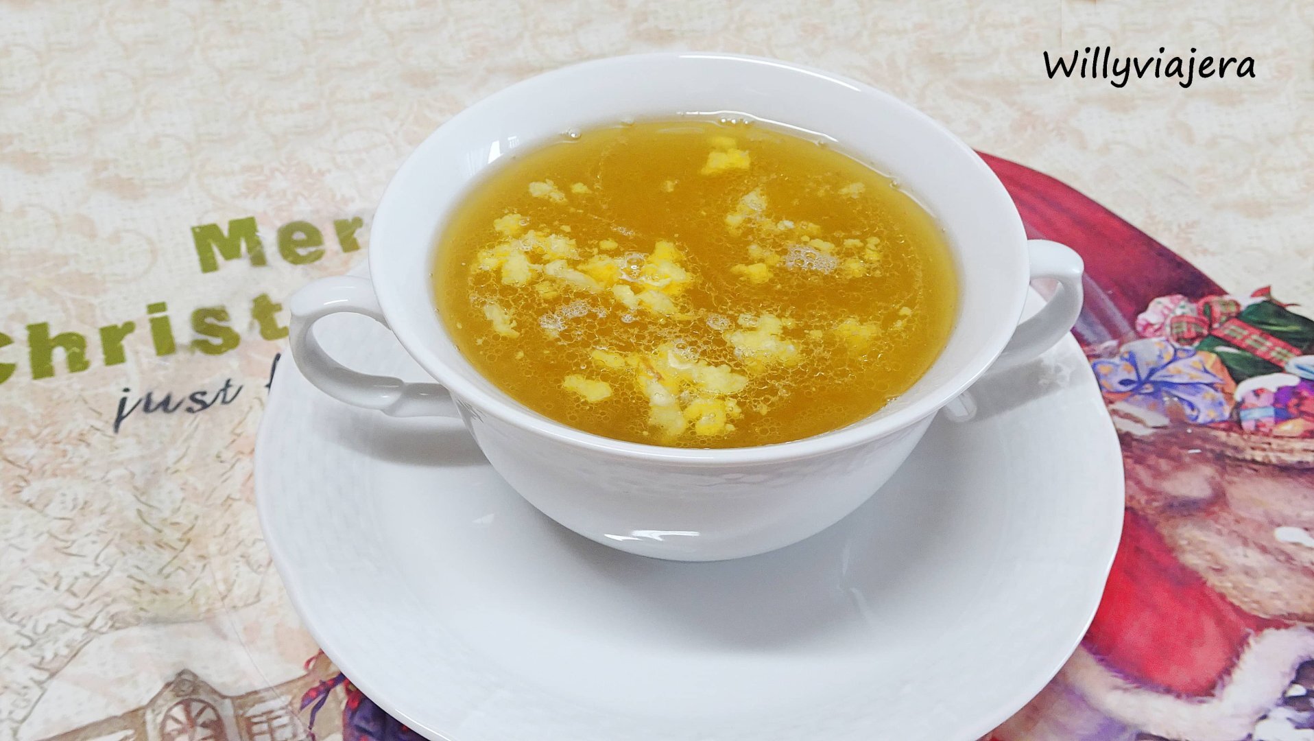 Caldo o consomé navideño Receta Petitchef