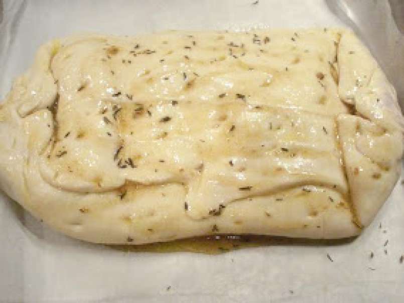 Calzone prosciutto cotto e mozzarella (Calzone jamón cocido y mozzarella), foto 1