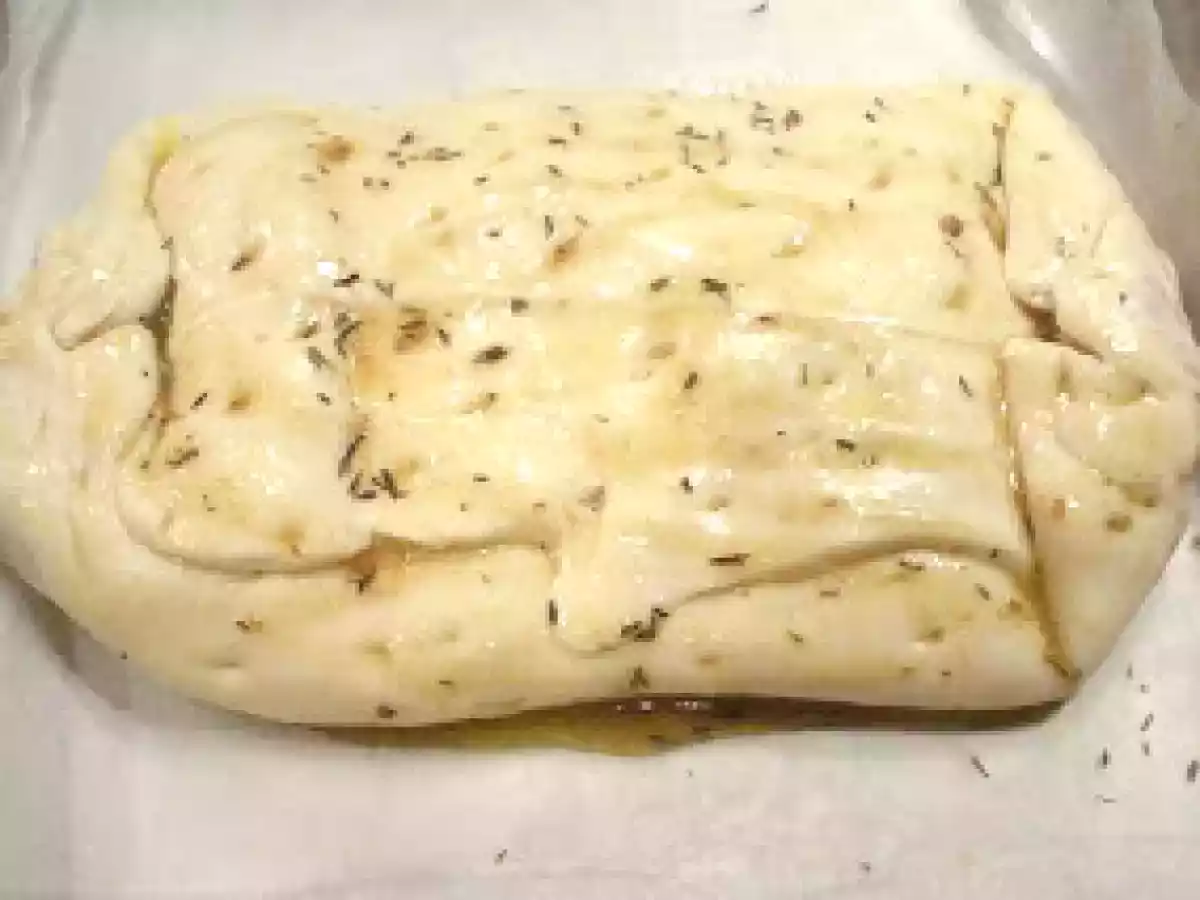 Calzone prosciutto cotto e mozzarella (Calzone jamón cocido y mozzarella)