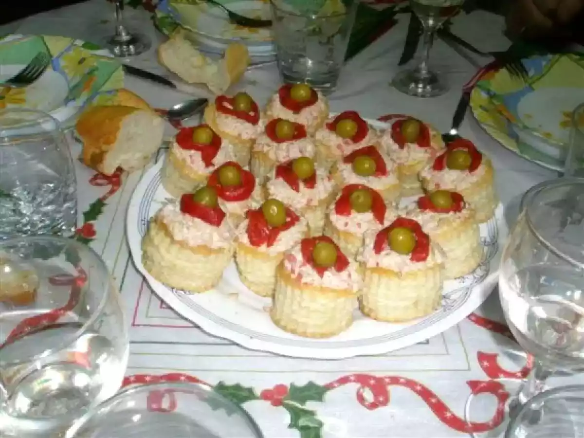 Canapé de atún y cangrejo - foto 2