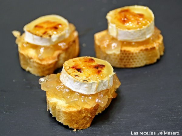 Canape De Rulo De Cabra Caramelizado Receta Petitchef