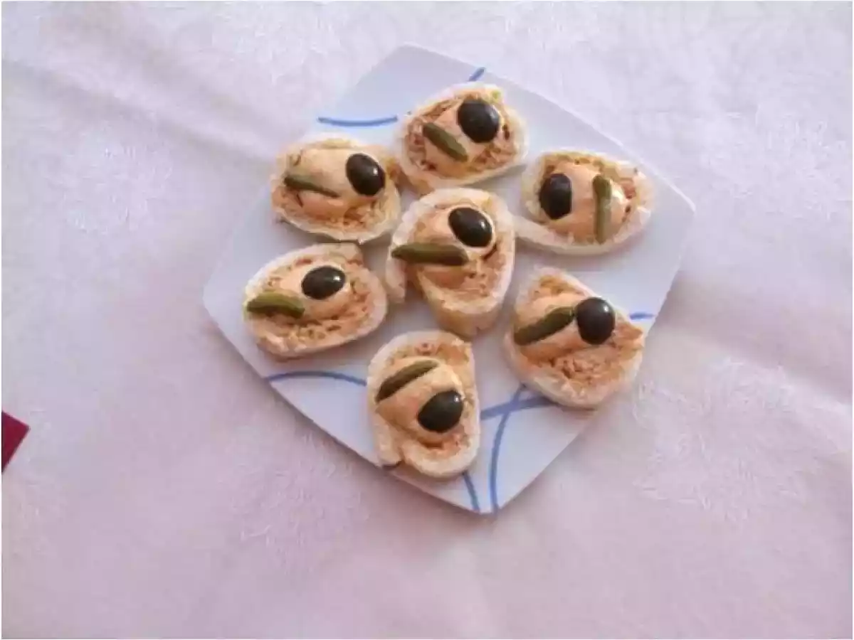 Canapes con salsa tartara - foto 2