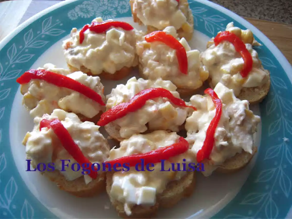 Canapés de falsa ensaladilla - foto 3