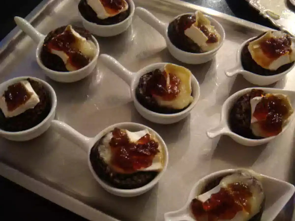 Canapés de Morcilla