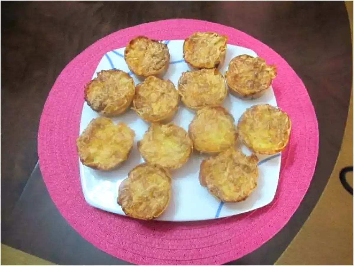 Canapes en obleas de empandillas