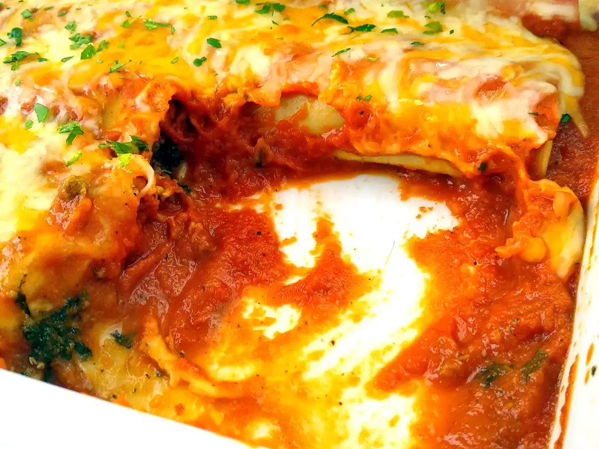 Canelones de carne picada y espinacas - foto 6