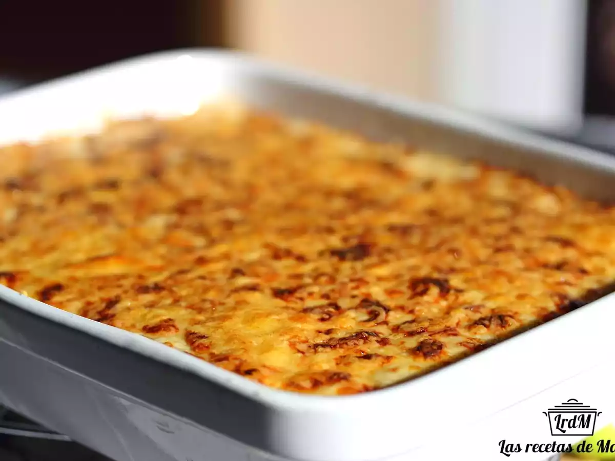 Canelones de espinacas y beicon