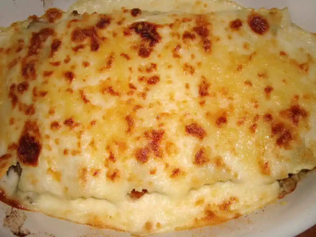 Canelones de hortalizas y setas a la crema de berenjenas - foto 2