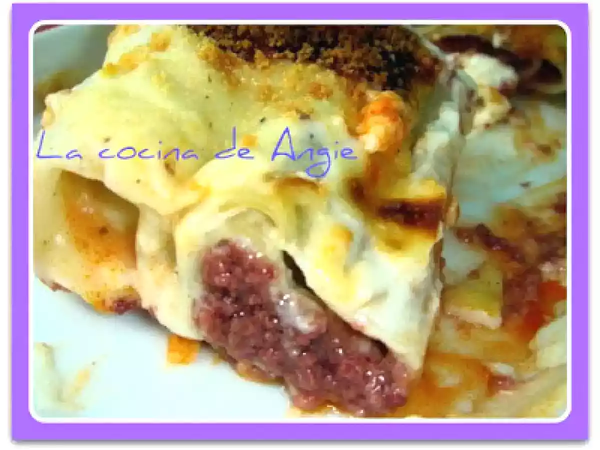 CANELONES DE PATÉ