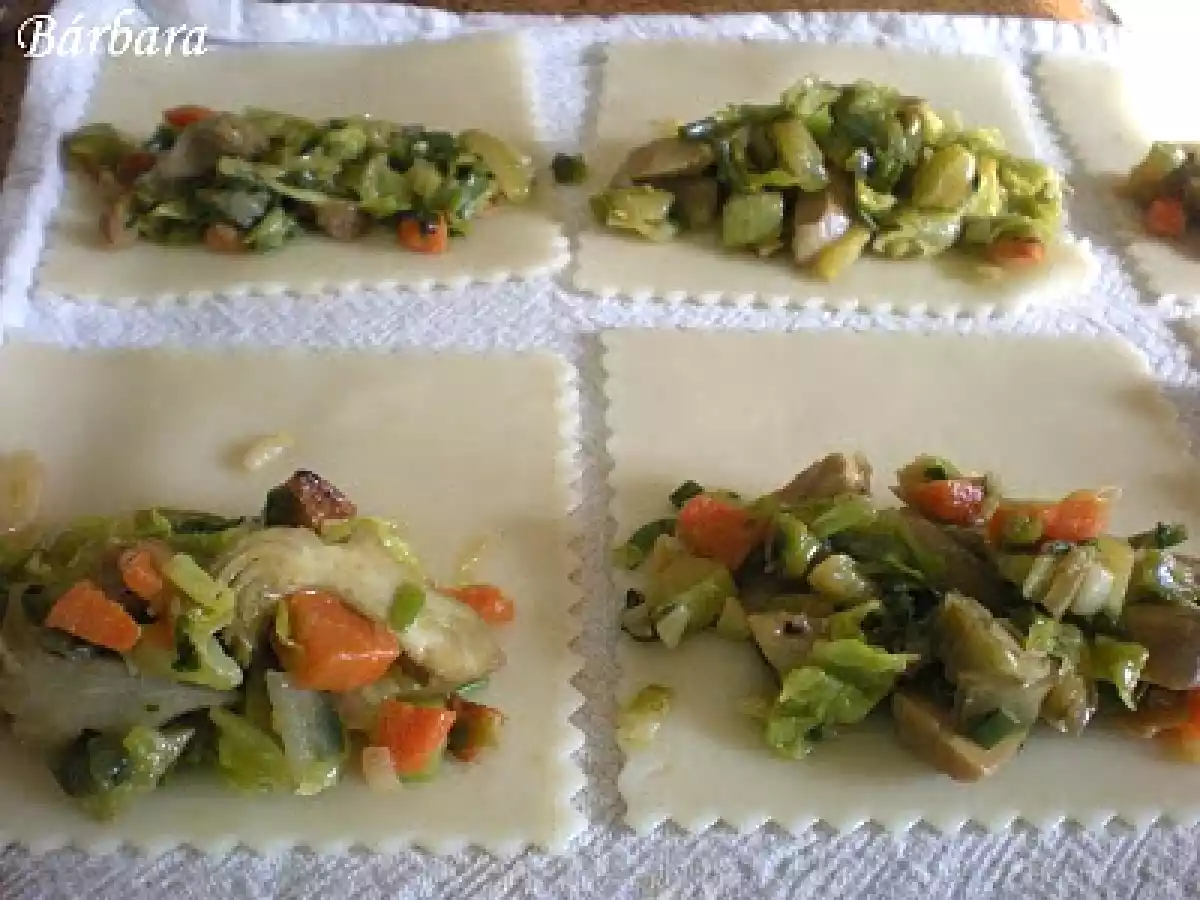 CANELONES DE VERDURAS Y LENTEJAS - foto 4
