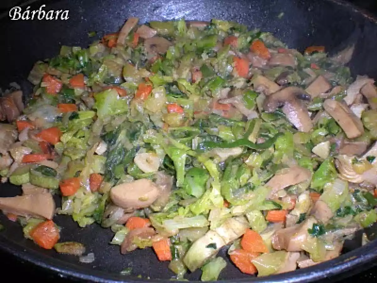CANELONES DE VERDURAS Y LENTEJAS - foto 5