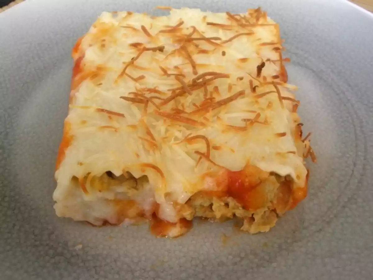 Canelones Rellenos de Cocido