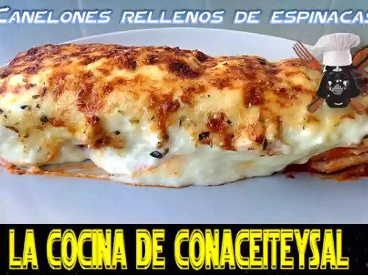 Canelones Rellenos de Espinacas con Brocoli