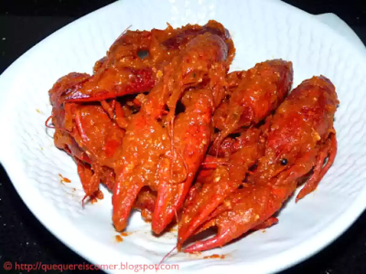 Cangrejos de rio con tomate - foto 2