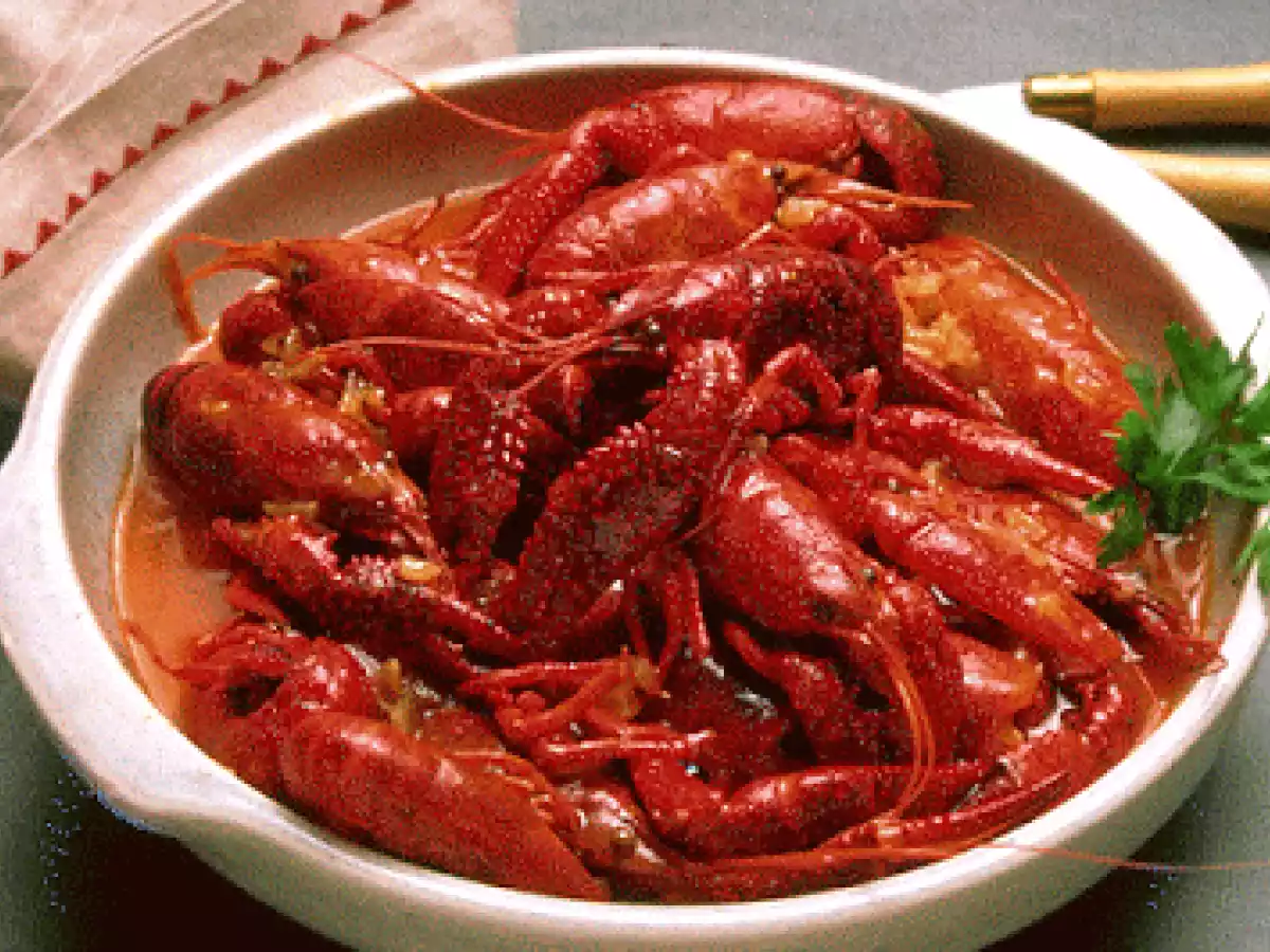 Cangrejos en salsa picante