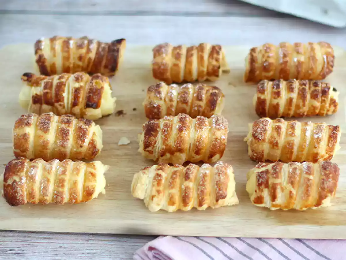 Cannoli con crema pastelera de vainilla - foto 2
