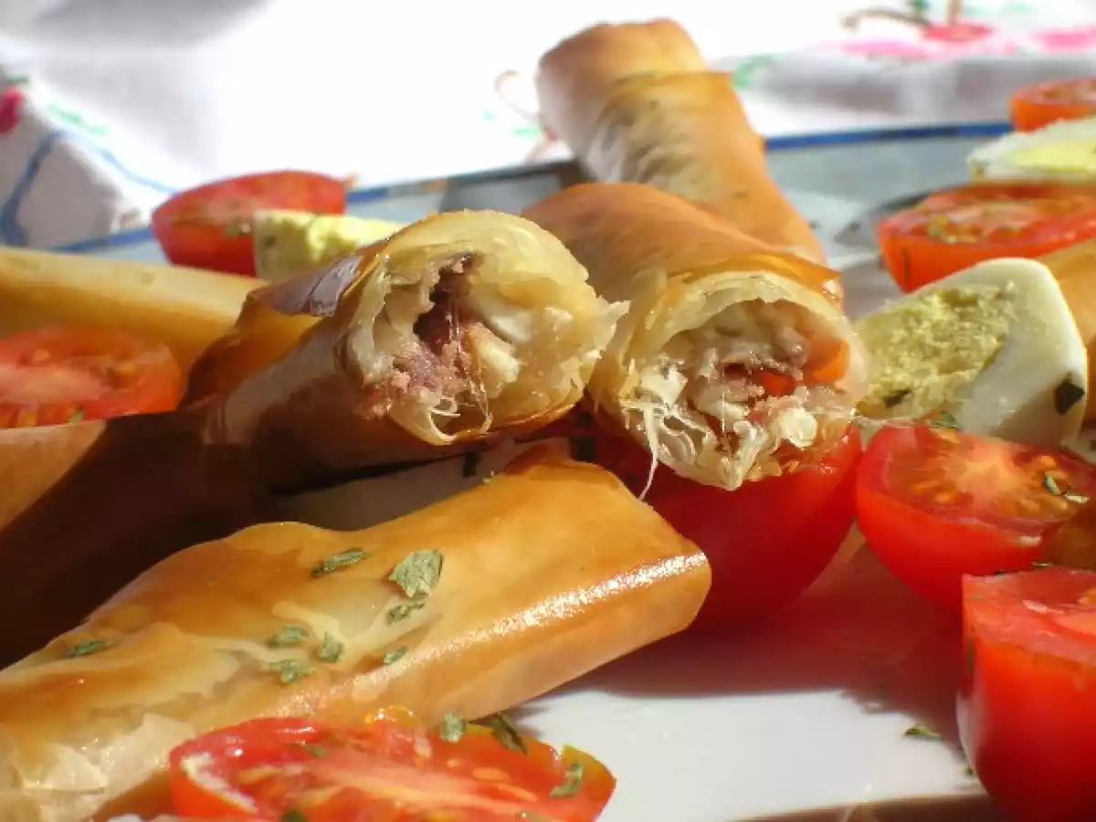 Canutillos crujientes de Anchoa