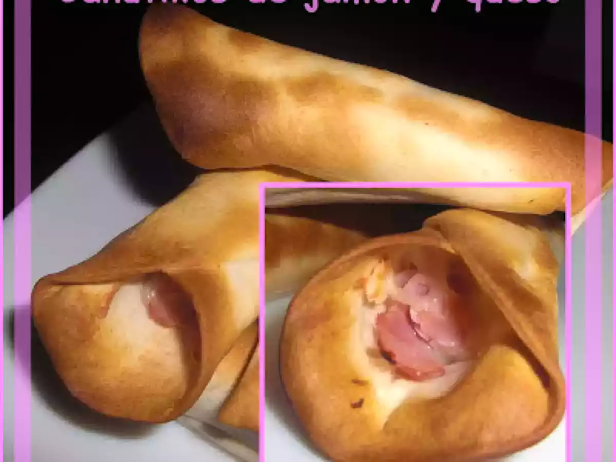 Canutillos de jamón y queso