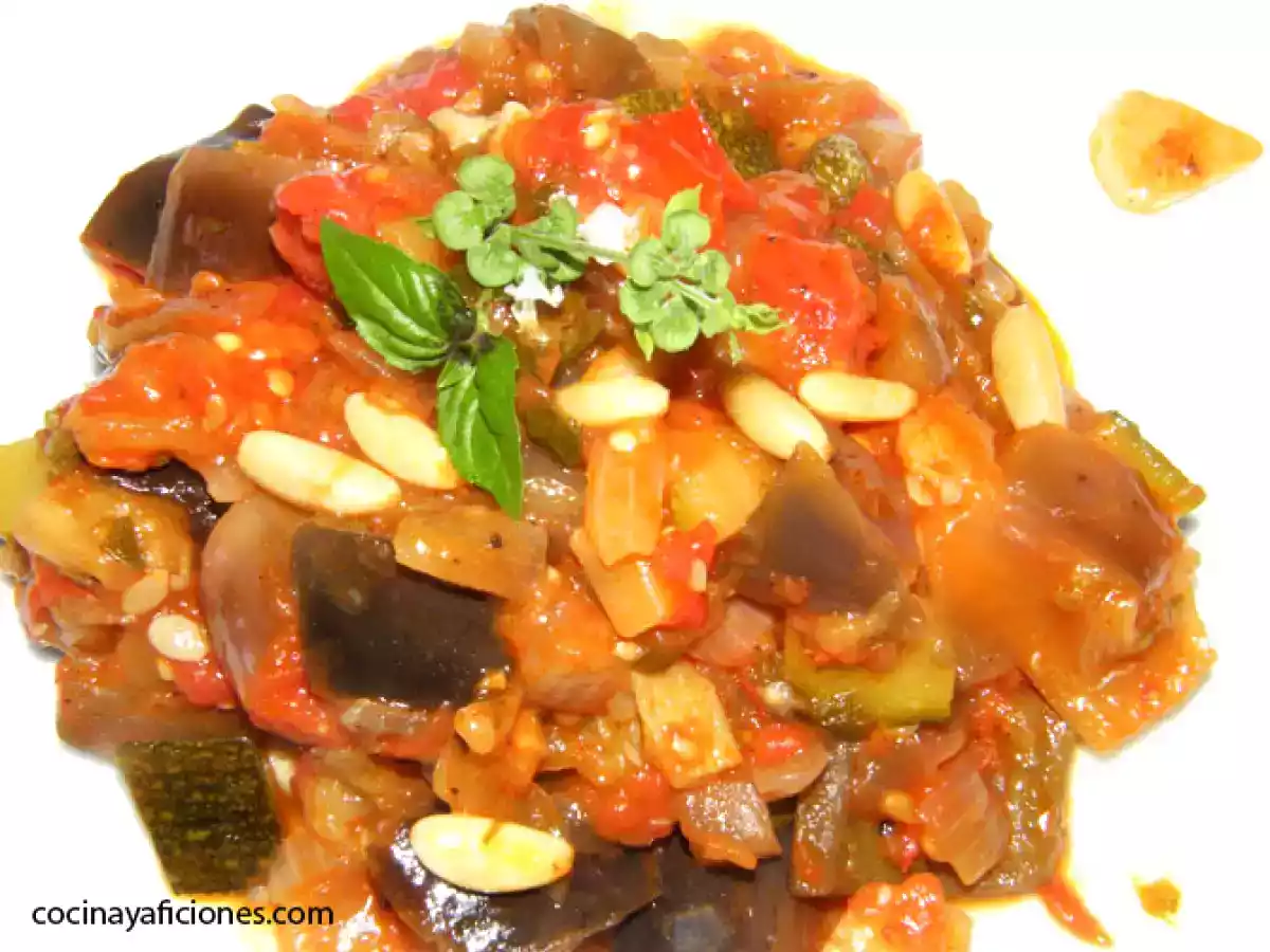 Caponata siciliana, receta