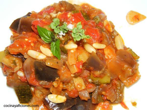 Caponata siciliana, receta