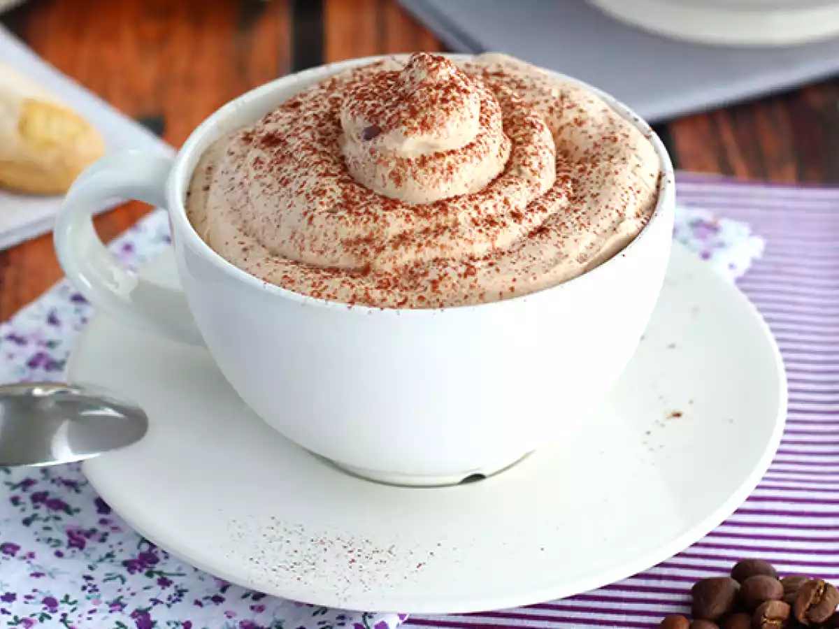 Cappuccino helado cremoso