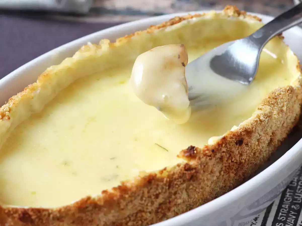 Caprice des Dieux rebozado en freidora de aire con patatas crujientes - foto 2