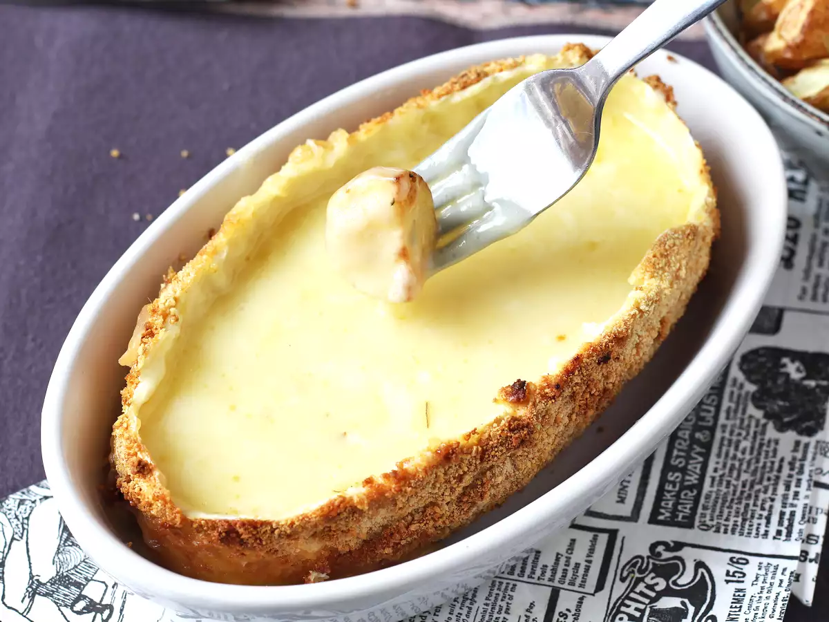 Caprice des Dieux rebozado en freidora de aire con patatas crujientes - foto 4